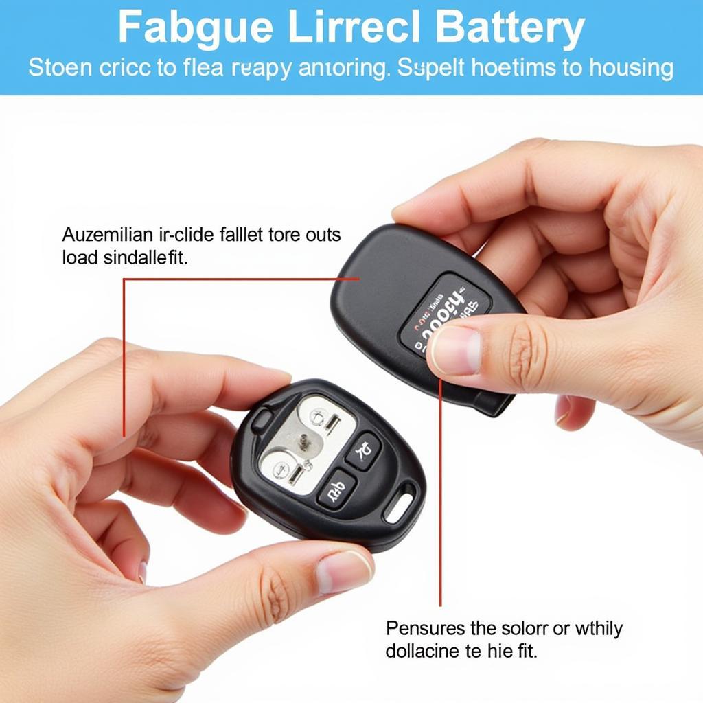 Installing a New CR2032 Battery in a Key Fob