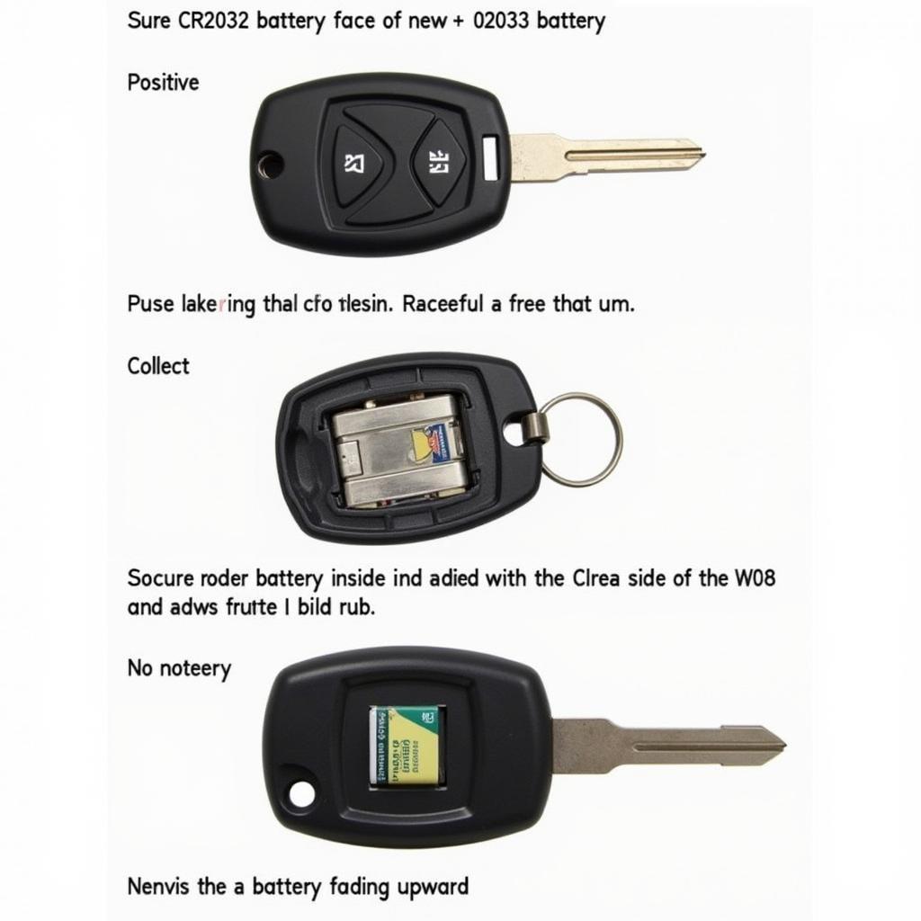 New CR2032 Battery Installation in Key Fob