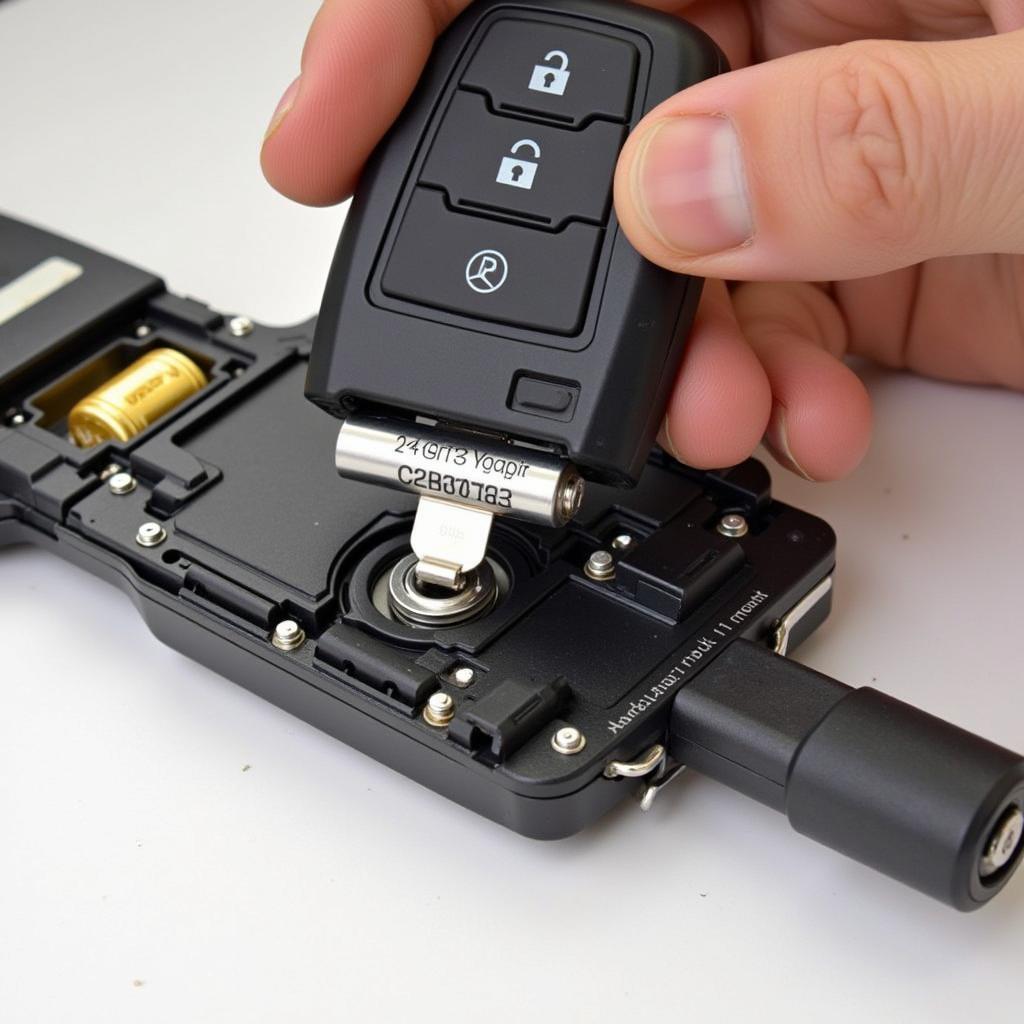 Installing New CR2032 Battery in 2019 Sprinter Key Fob