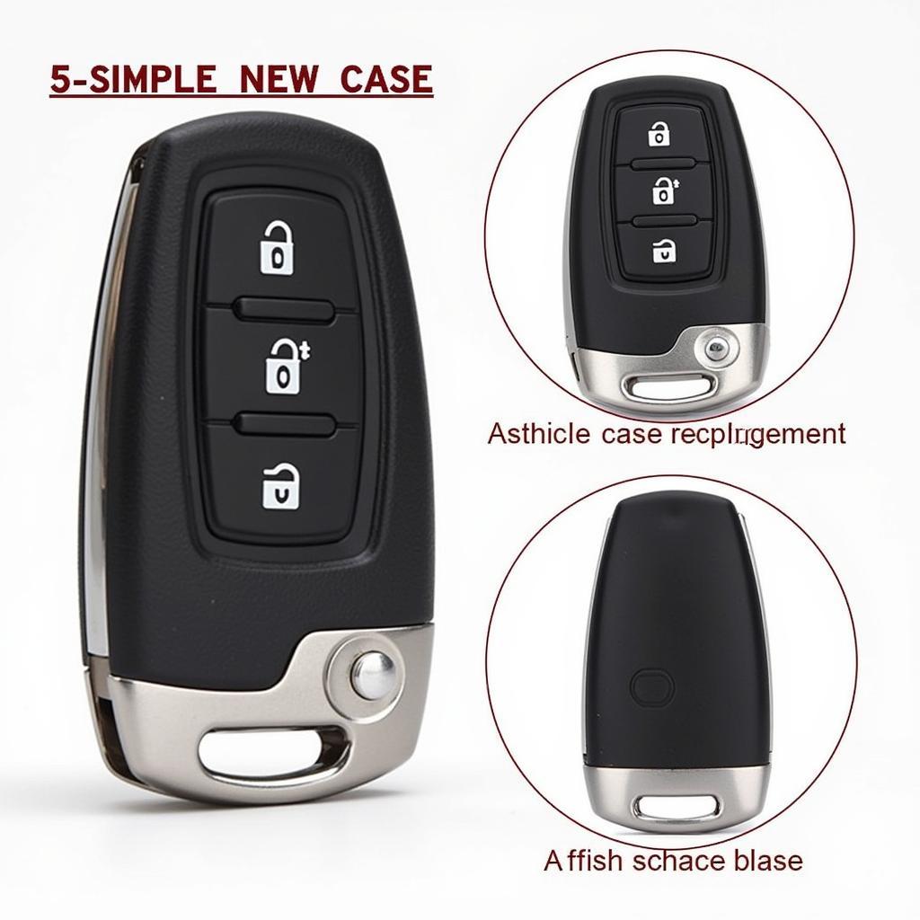 Brand New GM 5 Button Key Fob Case