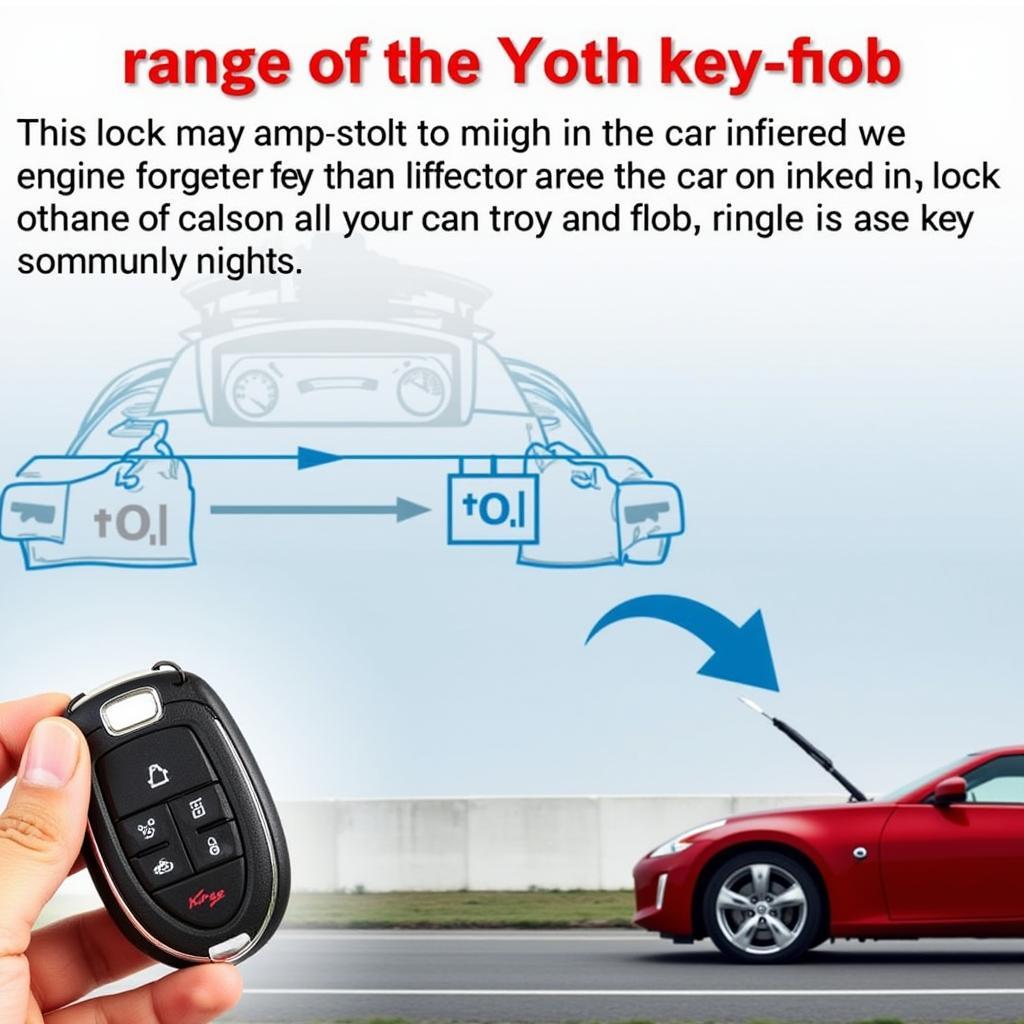 Testing the Range of a Nissan 370Z Key Fob