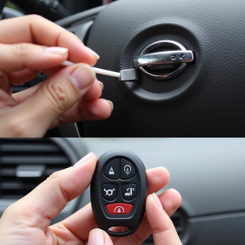 Cleaning the Battery Contacts of a Nissan Altima Key Fob