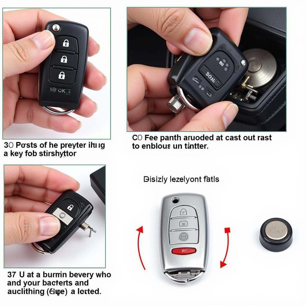 Replacing the battery in a Nissan Altima key fob