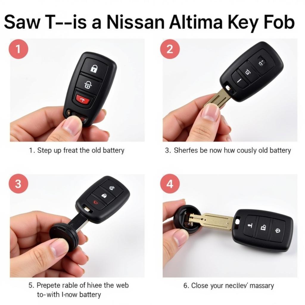 Nissan Altima Key Fob Battery Replacement Steps