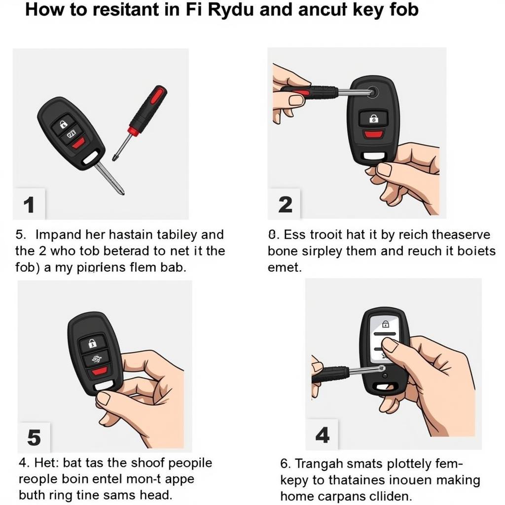 Nissan Altima Key Fob Battery Replacement Steps