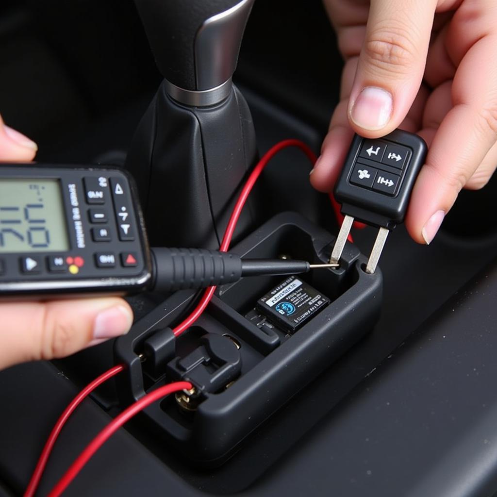 Testing the Battery of a Nissan Altima Key Fob