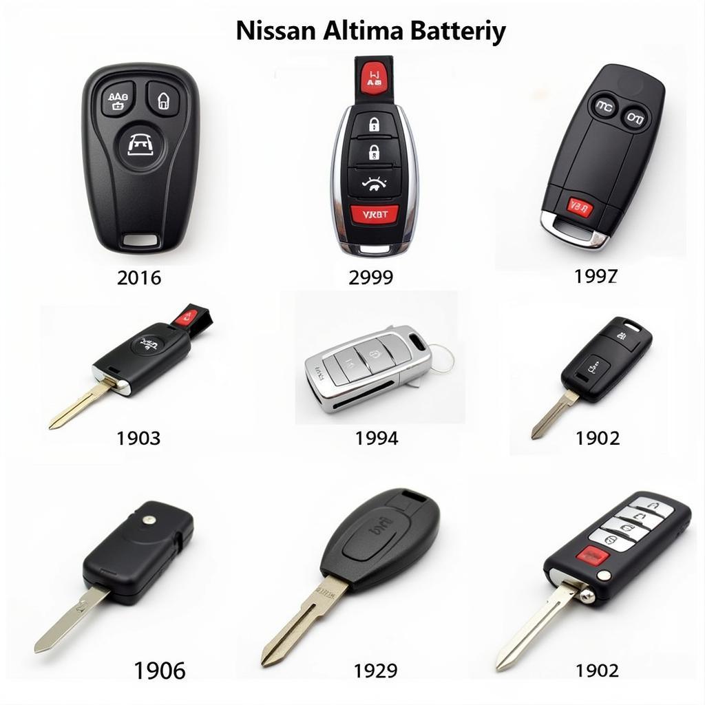 Different Types of Nissan Altima Key Fob Batteries