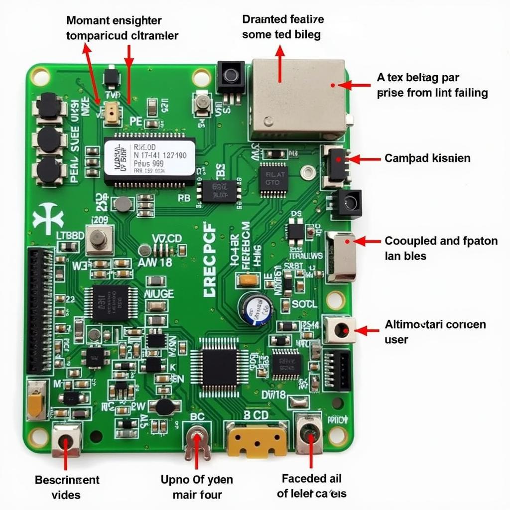 Internal Circuitry of a Nissan Altima Key Fob