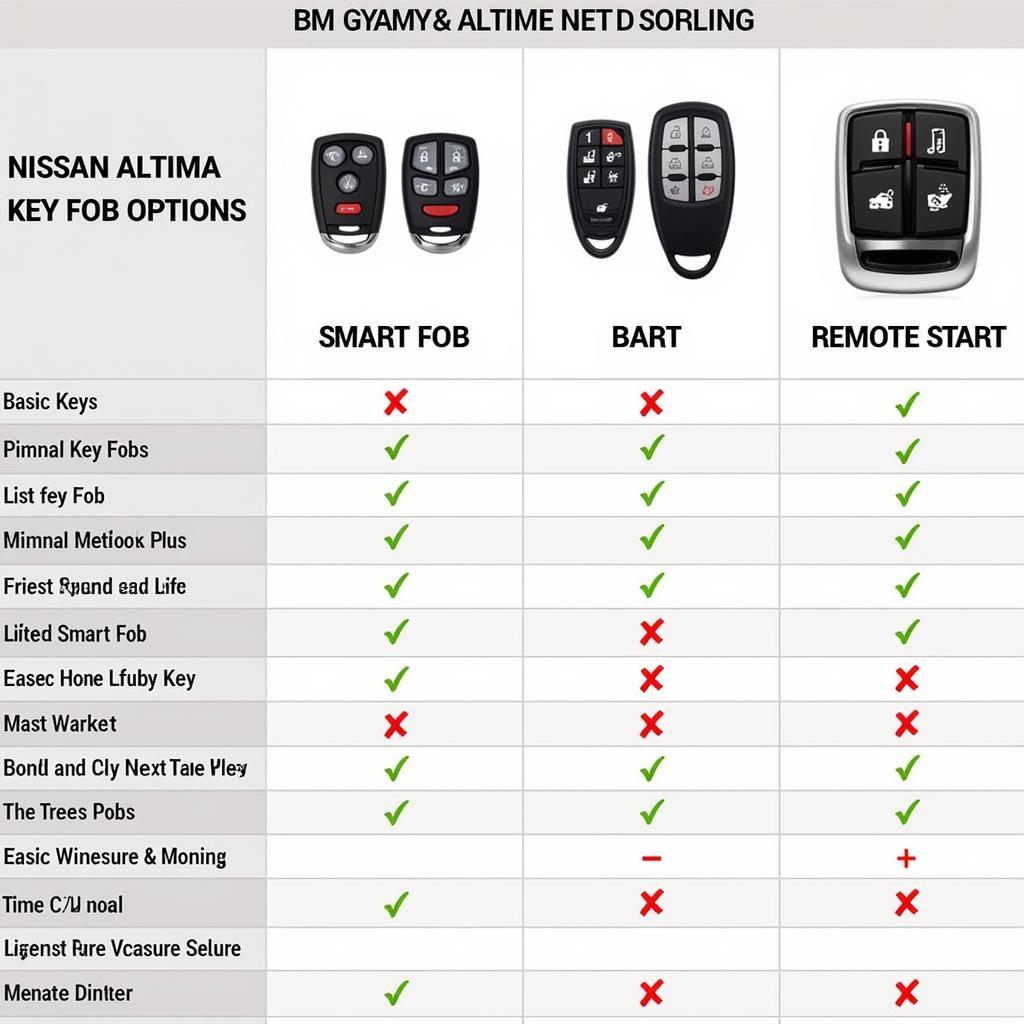 Comparing 2014 Nissan Altima Key Fob Options: Price and Features