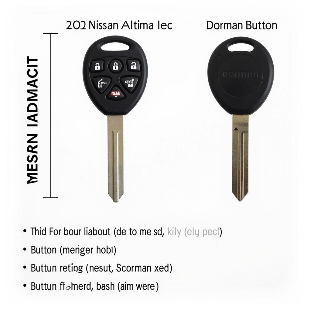 2007-2013 Nissan Altima Key Fob Dorman vs OEM Comparison