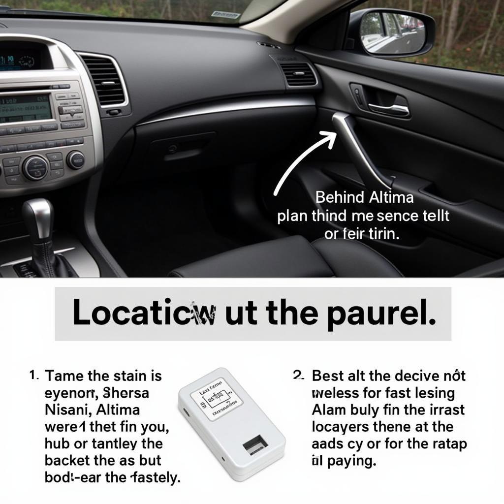 Locating the Key Fob Receiver in a Nissan Altima