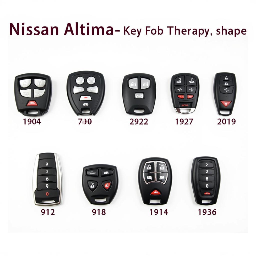 Different Types of Nissan Altima Key Fobs