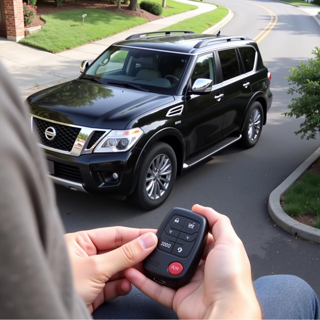 Nissan Armada Key Fob Range Test