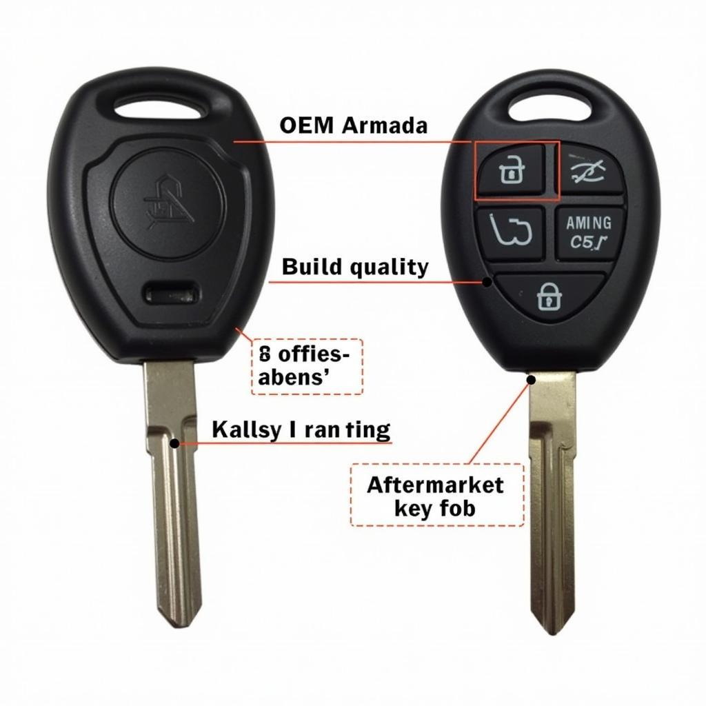 Nissan Armada Key Fob Replacement Options: OEM vs Aftermarket