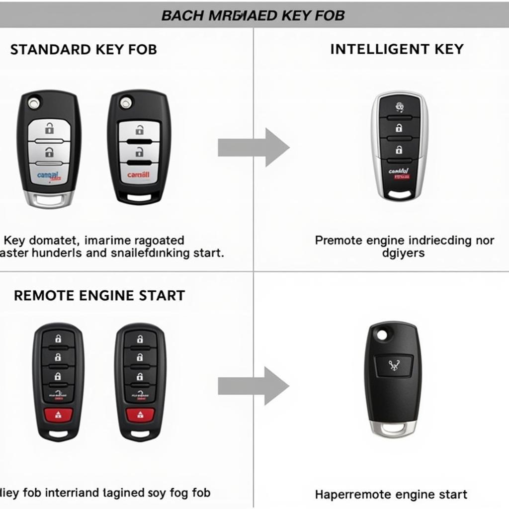 Different Types of Nissan Armada Key Fobs