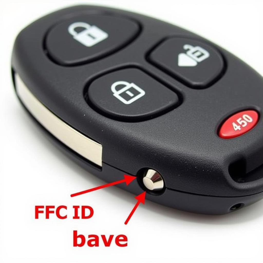 Nissan Frontier Key Fob FCC ID Location