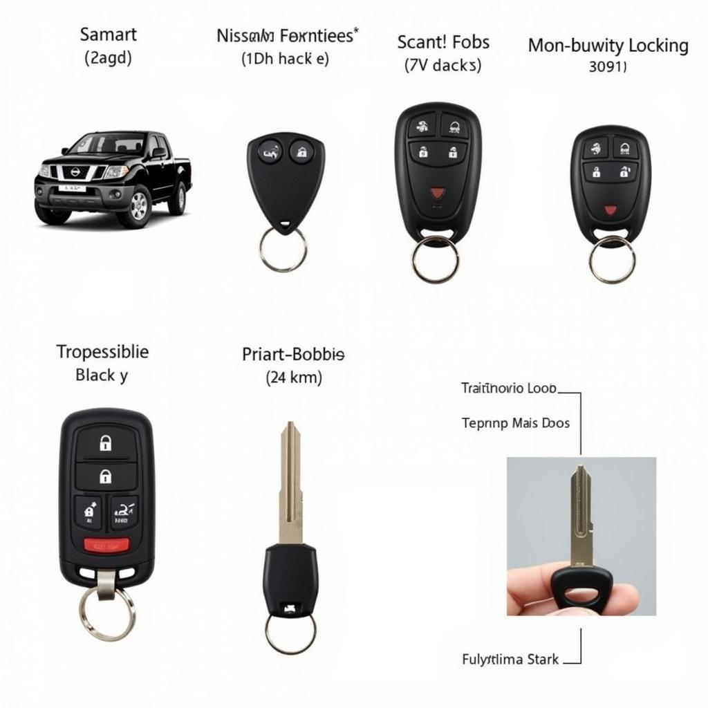 Different Types of Nissan Frontier Key Fobs