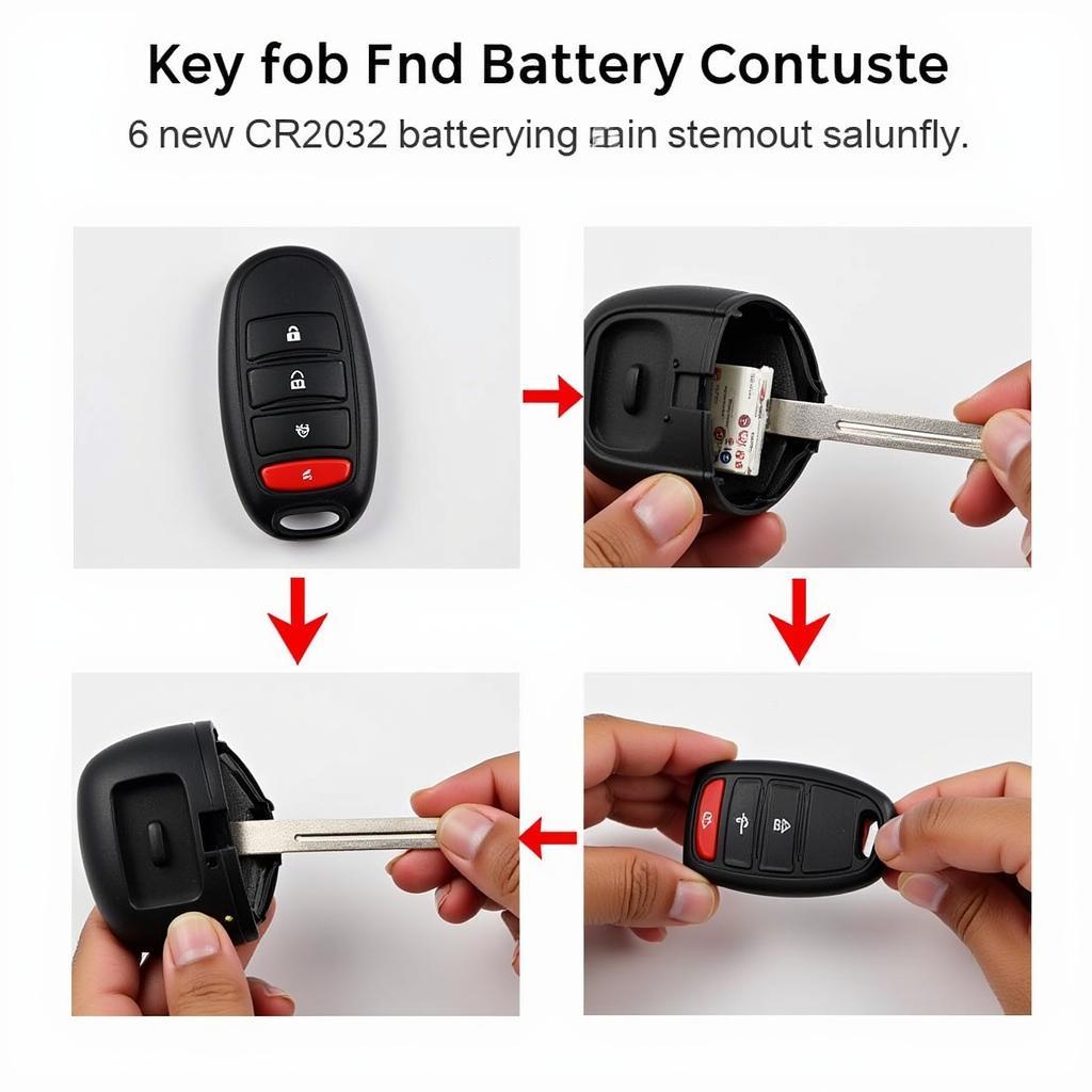 Installing a New Battery in a Nissan Key Fob