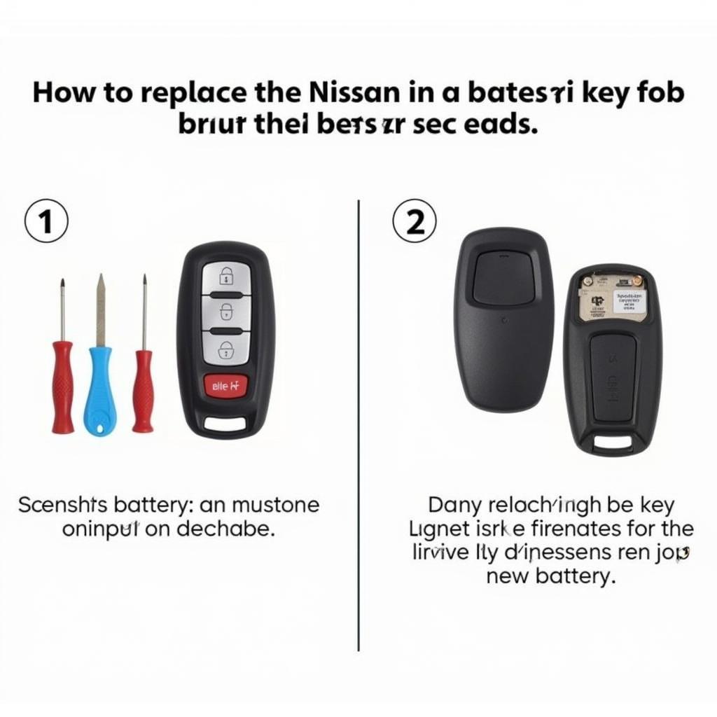 Nissan Key Fob Battery Replacement