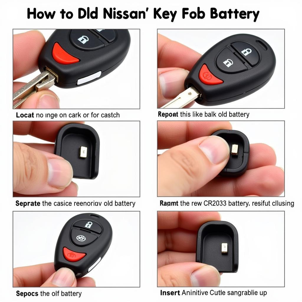 Nissan Key Fob Battery Replacement Steps