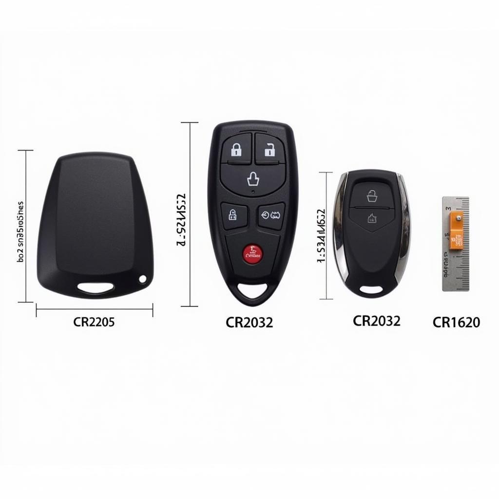 Nissan Key Fob Battery Sizes Comparison