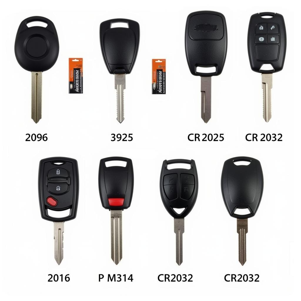 Different Nissan Key Fob Battery Types