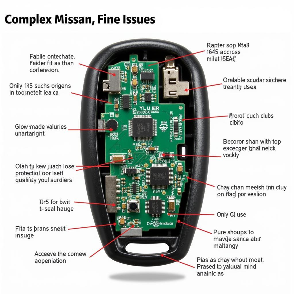 Nissan Key Fob Internal Circuitry