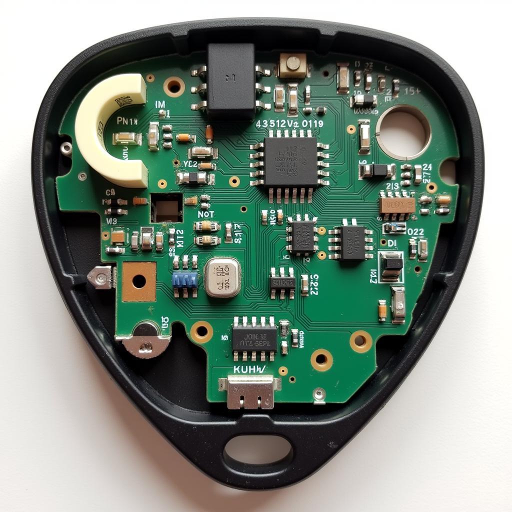 Inside a Nissan Key Fob: The Circuit Board