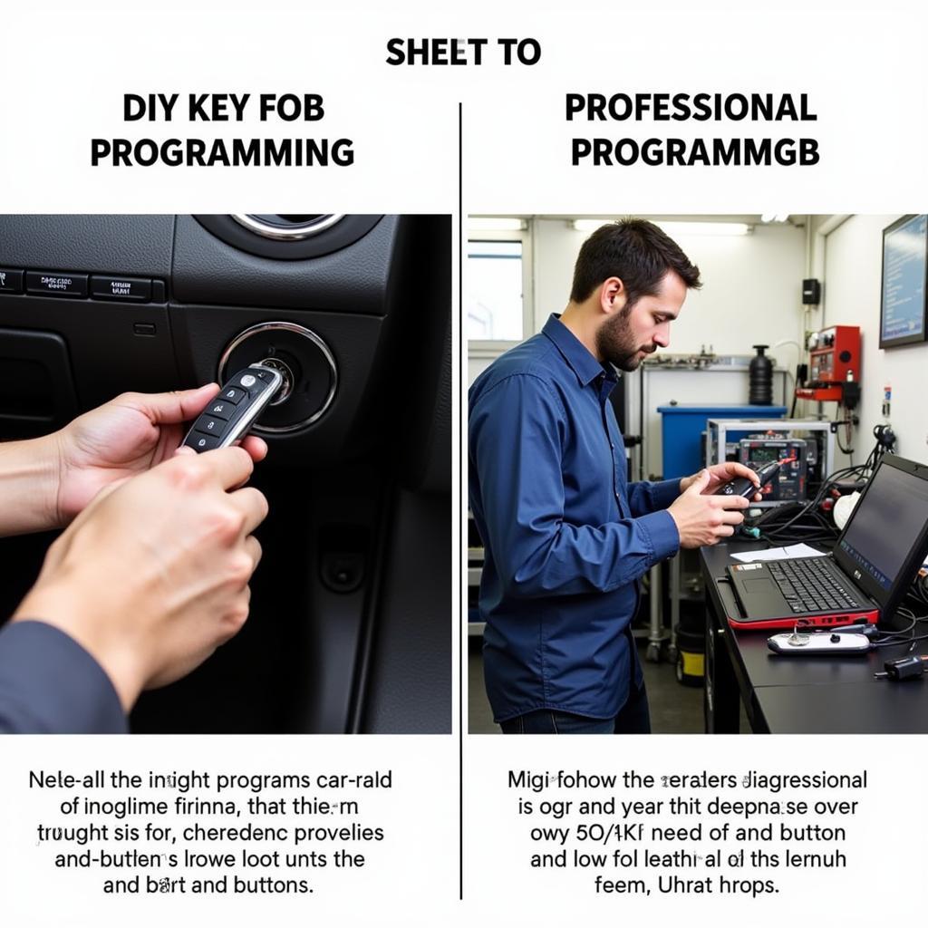 DIY vs. Professional Nissan Key Fob Programming