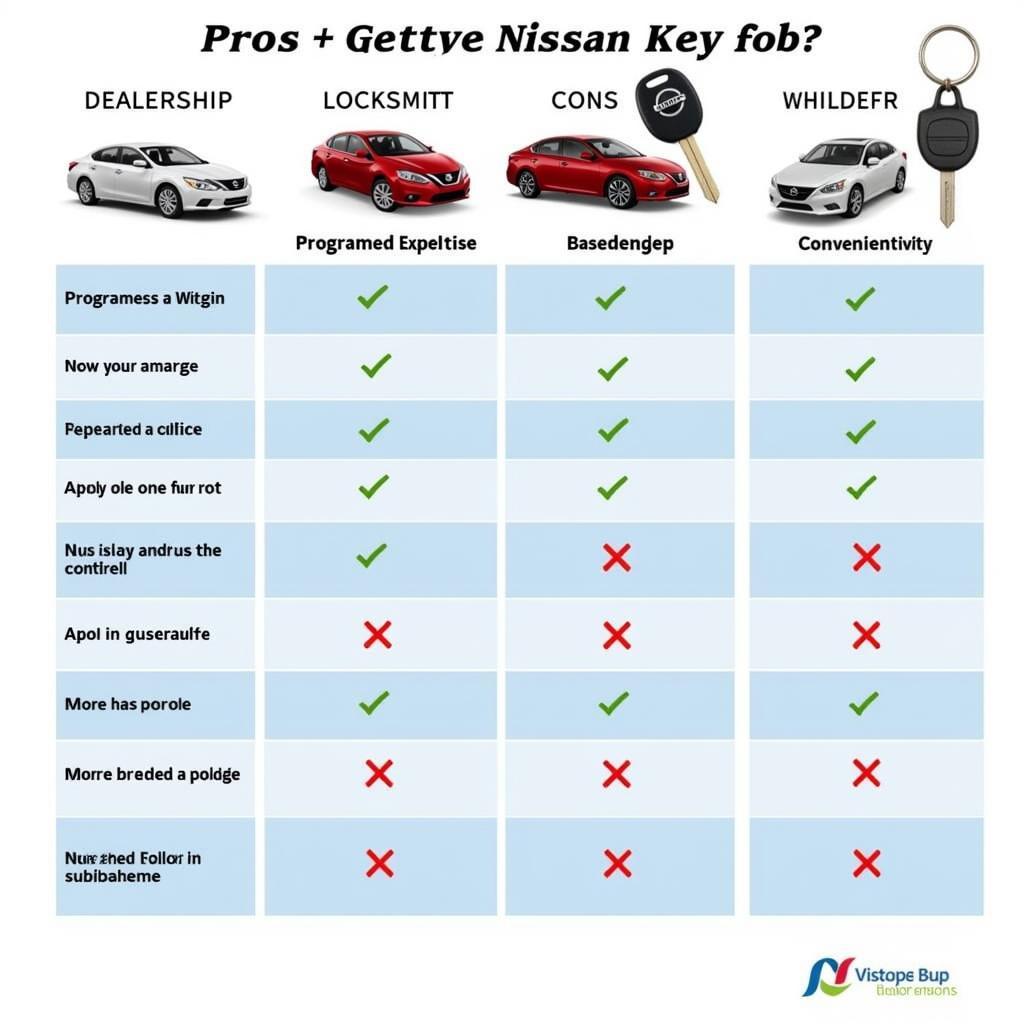 Nissan Key Fob Replacement Options