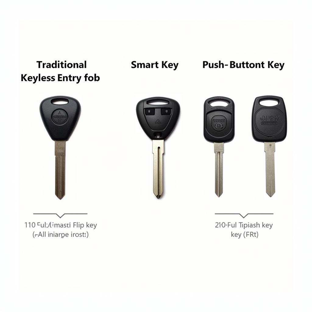 Different Types of Nissan Key Fobs