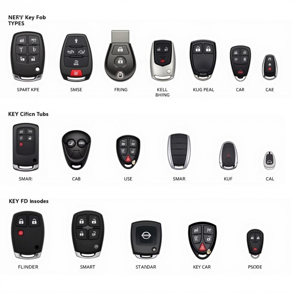 Different Types of Nissan Key Fobs