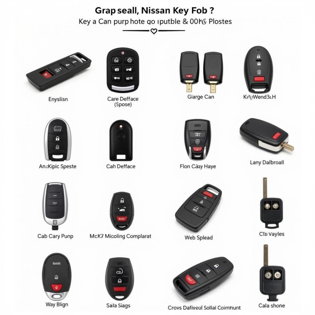 Different Types of Nissan Key Fobs