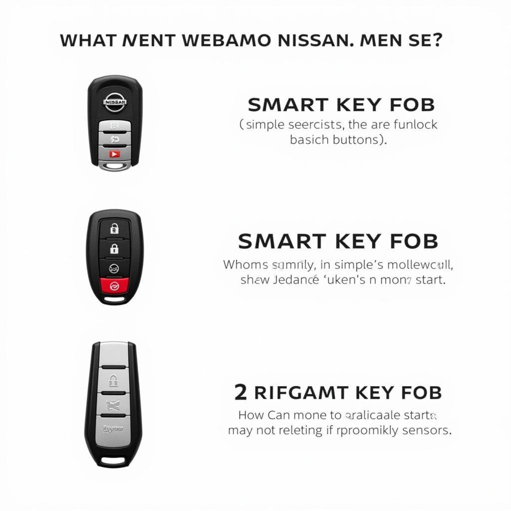 Nissan Key Fob Types: Basic, Smart, and Intelligent