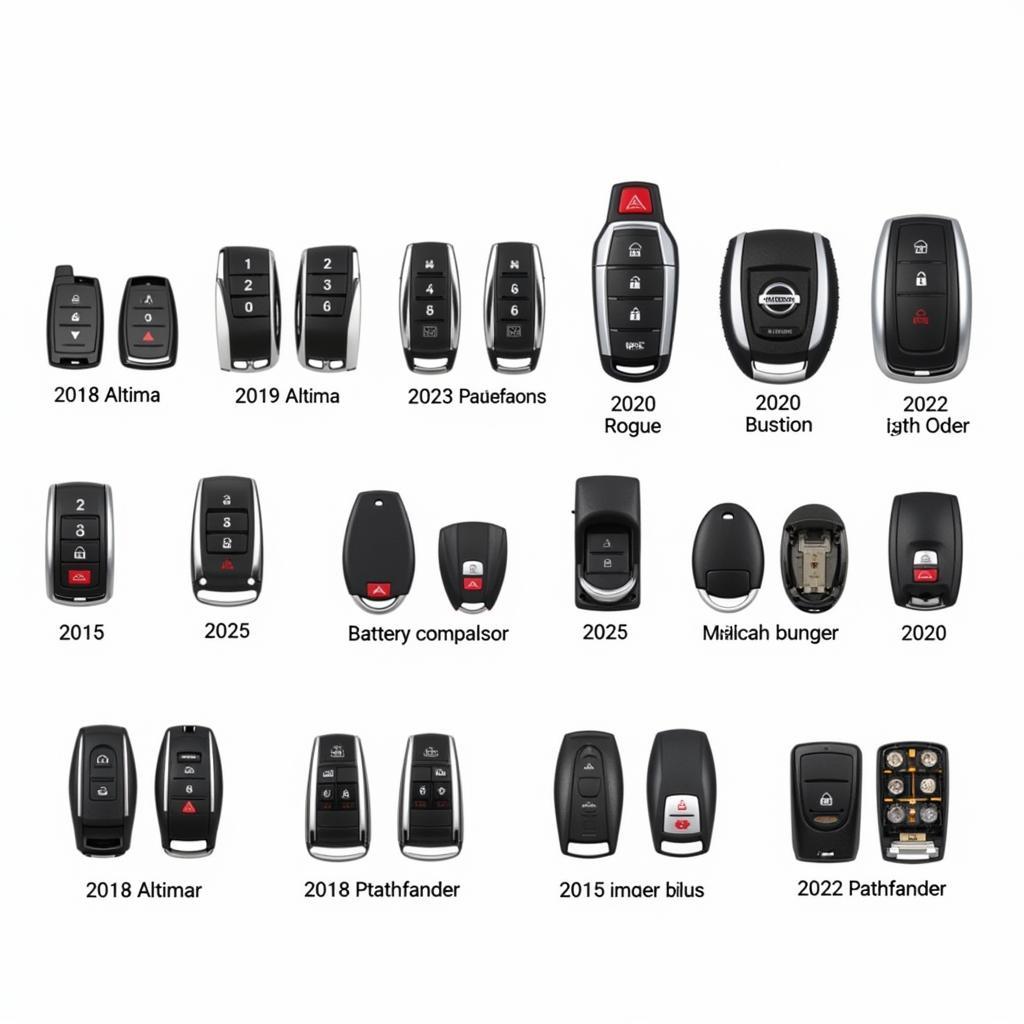 Different Types of Nissan Key Fobs