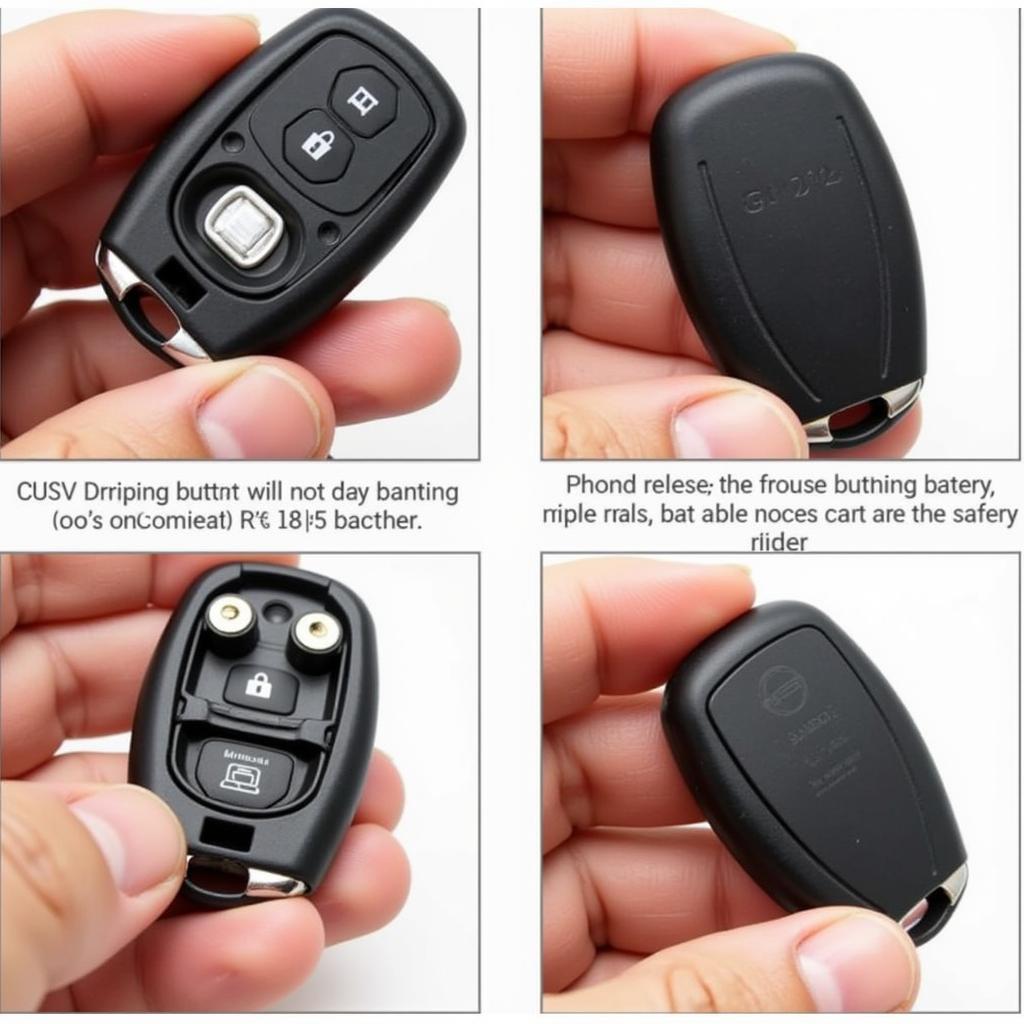 Replacing the battery in a Nissan Leaf key fob