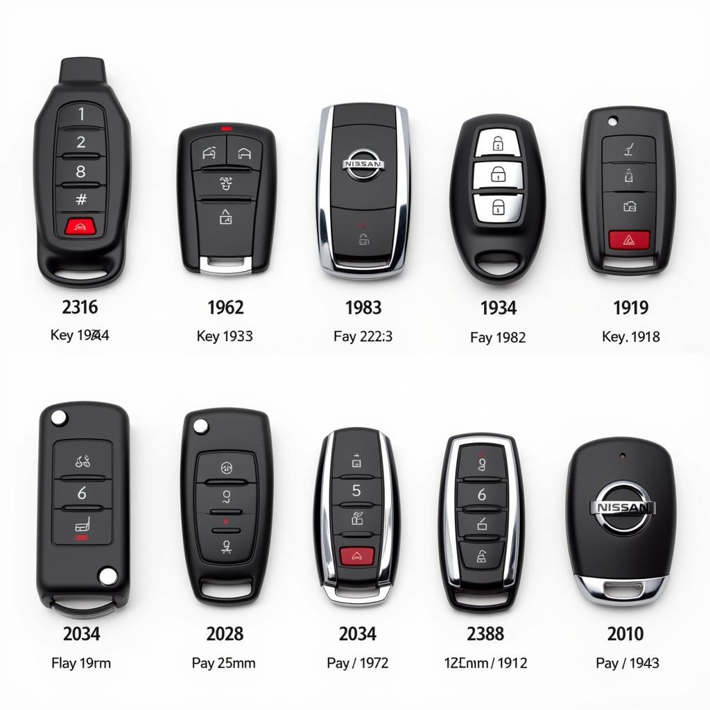 Nissan Maxima Key Fob Variations