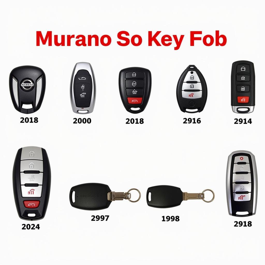 Nissan Murano Key Fob Types