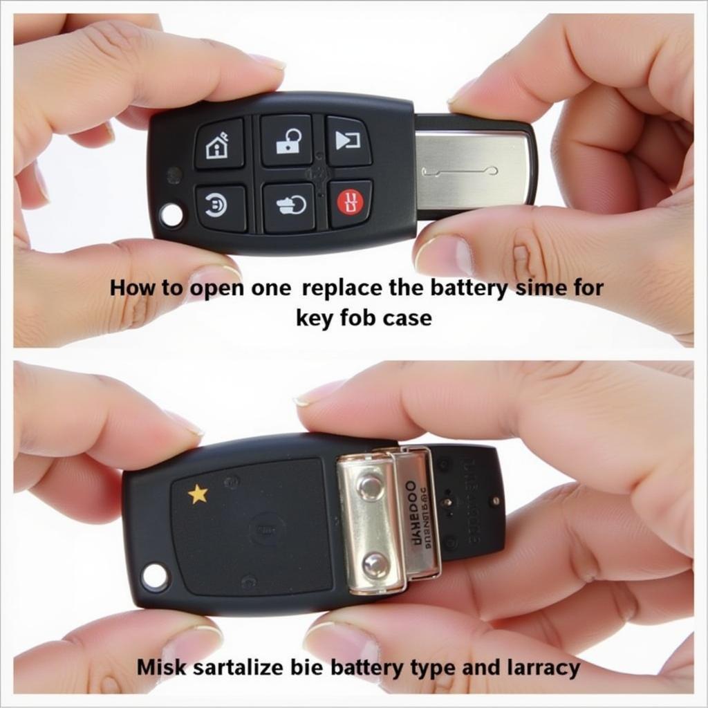 Replacing the battery in a Nissan Pathfinder key fob