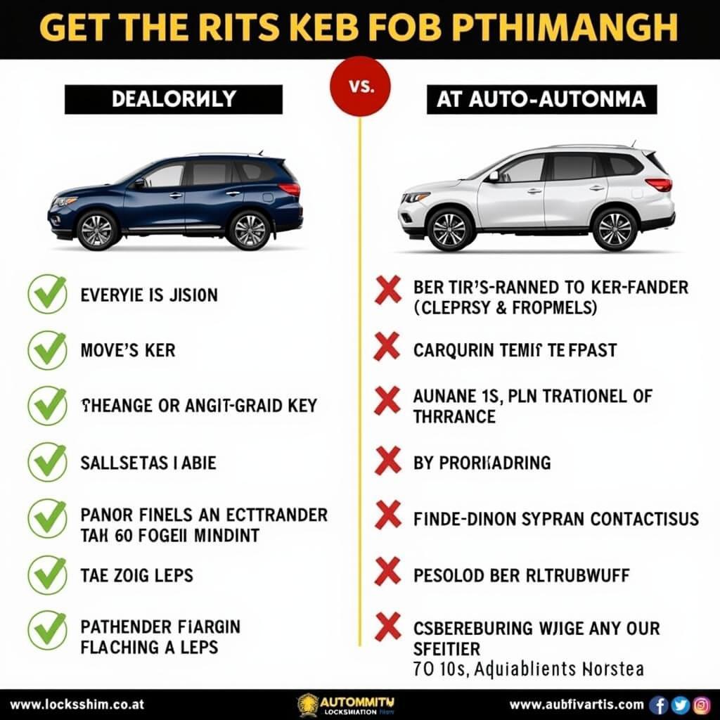 Nissan Pathfinder Key Fob Programming Options: Dealership vs. Locksmith