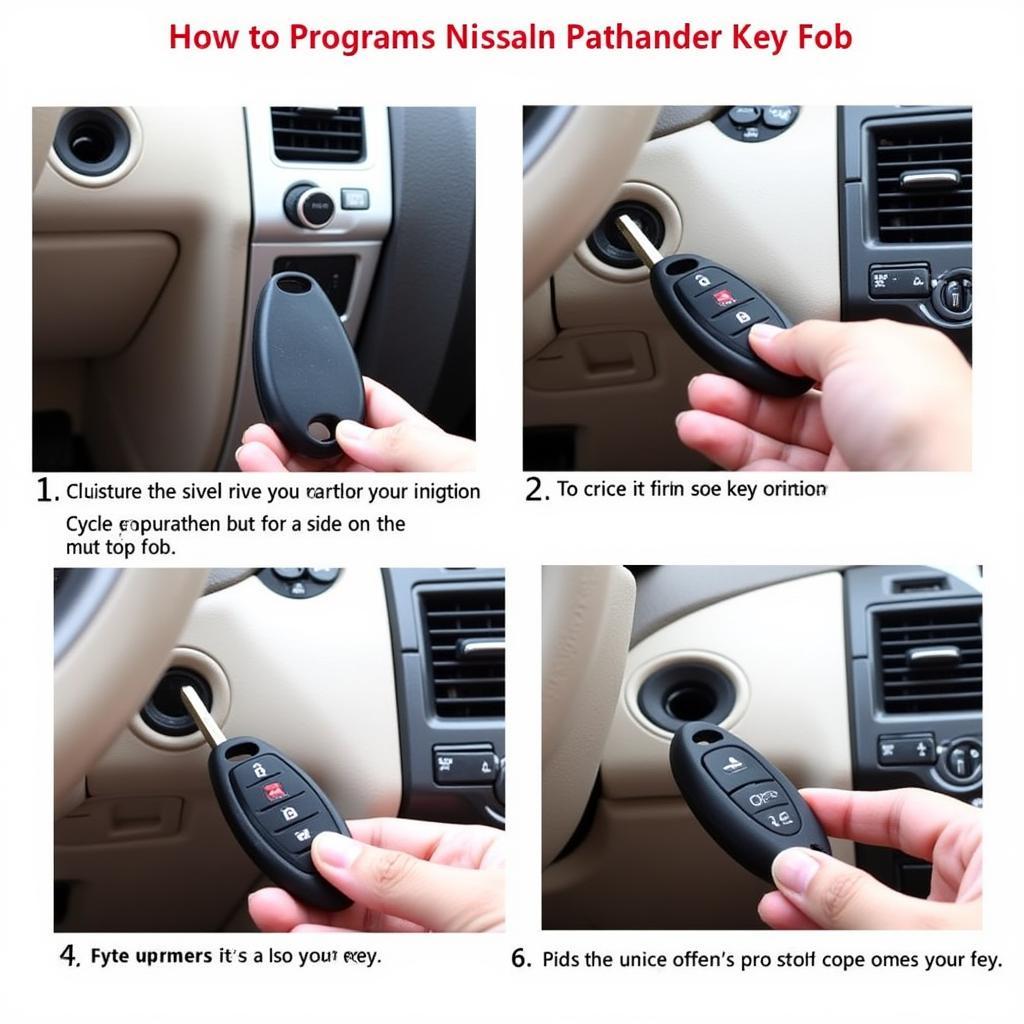 Step-by-step guide to programming a 2014 Nissan Pathfinder key fob