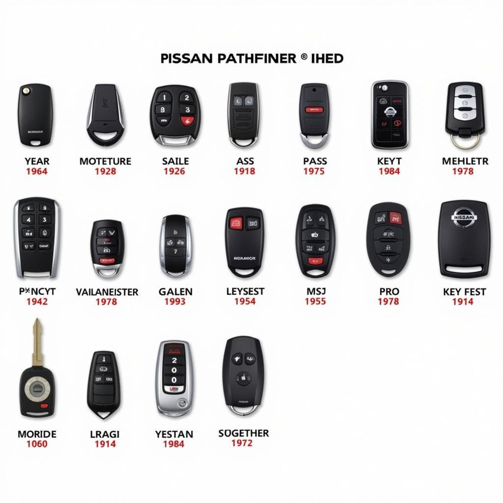 Different Types of Nissan Pathfinder Key Fobs