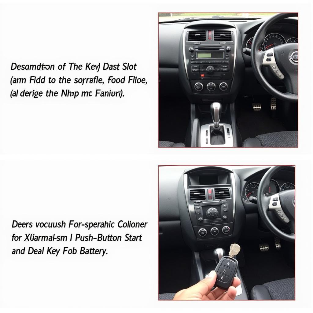 Nissan Rogue Hidden Key and Push-Button Start Location