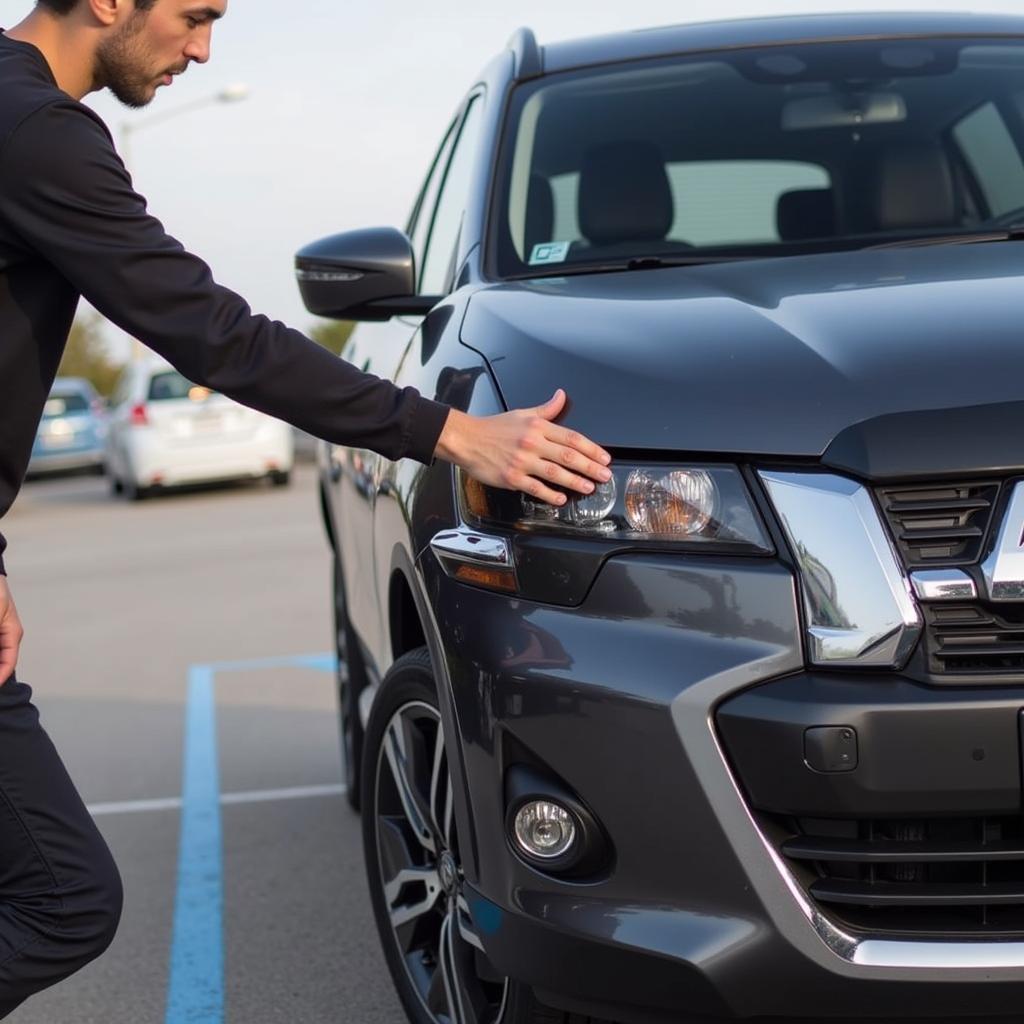 Checking the Nissan Rogue Hood Latch