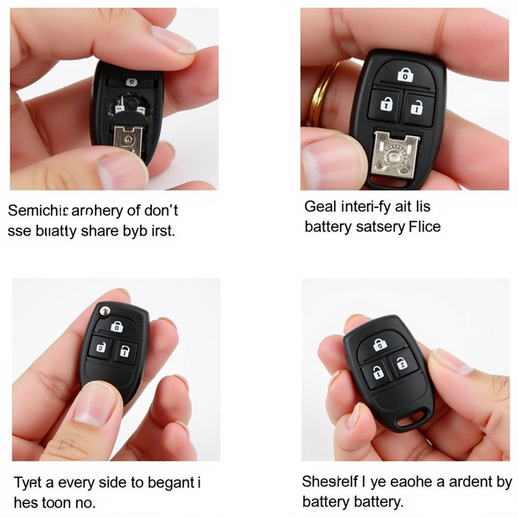 Replacing the battery in a Nissan Rogue key fob