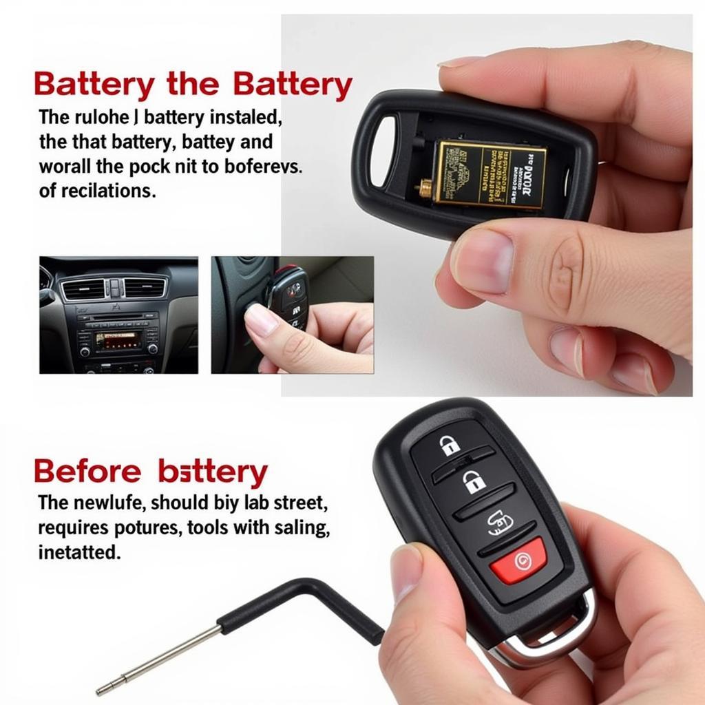 Nissan Rogue Key Fob Battery Replacement