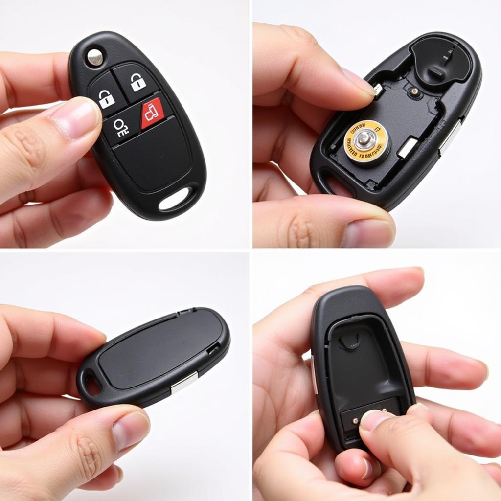 Step-by-step guide to replacing the battery in a Nissan Rogue key fob.