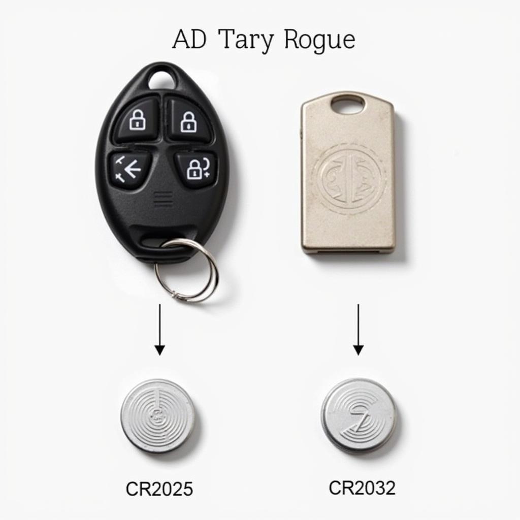 Nissan Rogue Key Fob Battery Types