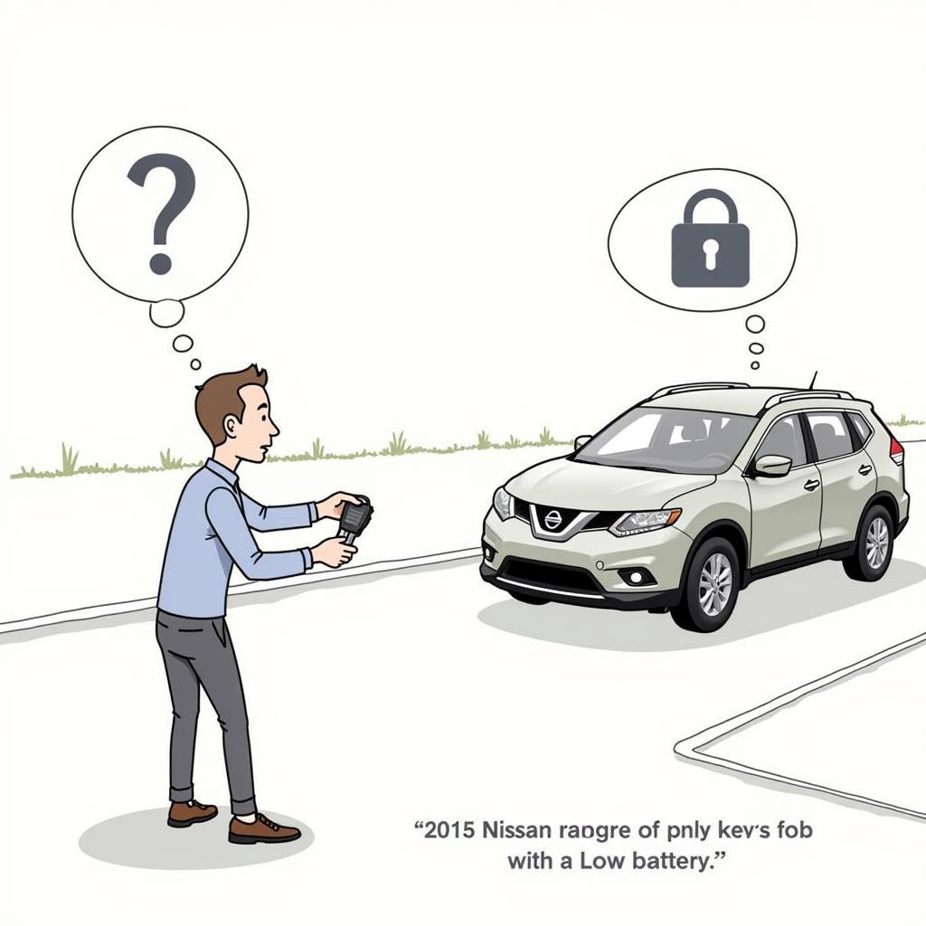 Nissan Rogue Key Fob Low Battery Range