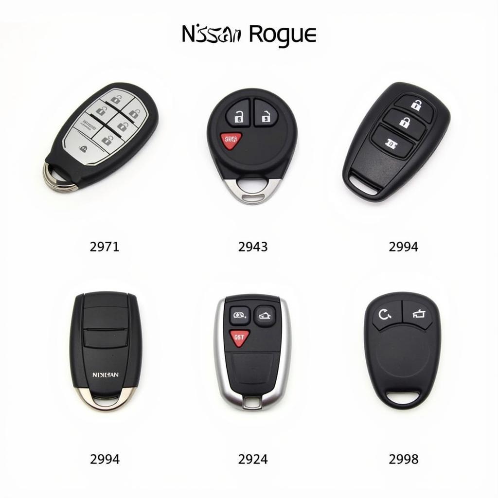 Nissan Rogue Key Fob Models